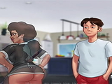 Summertime Saga - Maid dances and shakes her ass E4 #24